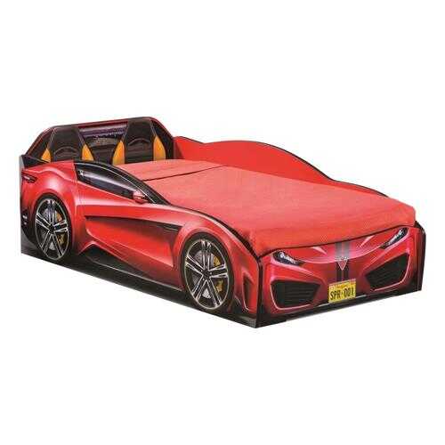 Кровать-машина Cilek Carbed Spyder красная 70х130 в Мария