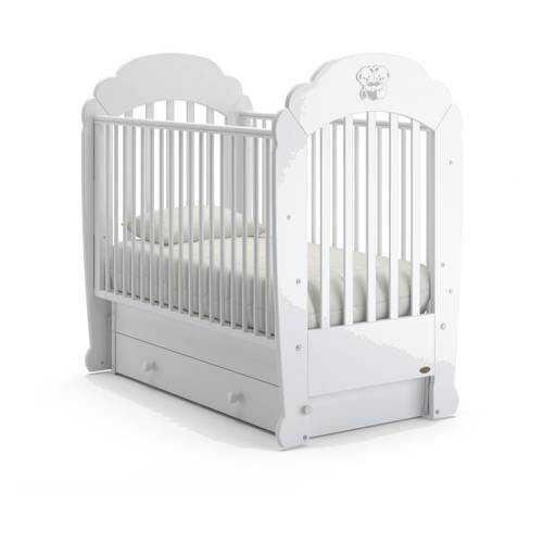 Кроватка Nuovita Parte Swing маятник поперечный bianco белый в Мария
