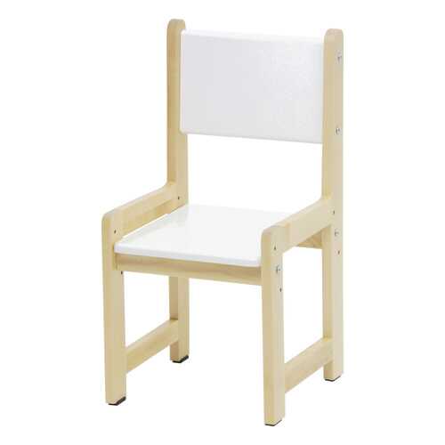 Стул для комплекта растущей детской мебели Polini Kids Eco 400 SM, белый-натуральный в Мария