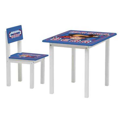 Комплект детской мебели Polini kids Fun 105 S Маша и Медведь синий в Мария
