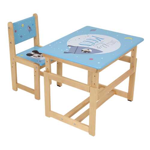 Комплект растущей детской мебели Polini Kids Disney baby 400 SM Микки Маус 68х55, синий в Мария