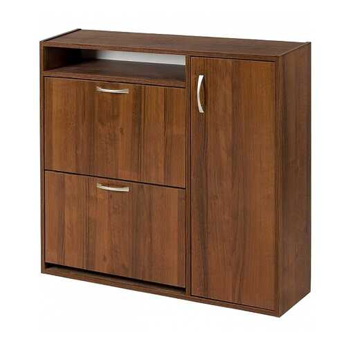Обувница Вентал ШК-2 VEN_shk_2_walnut 92,4х22,5х88,2 см, орех темный в Мария