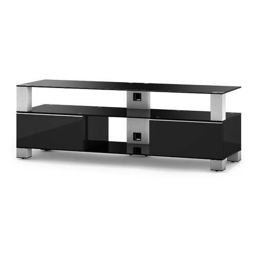 Тумба под телевизор приставная SONOROUS MD 9140-B-INX-BLK 140х44х49 см, черный в Мария