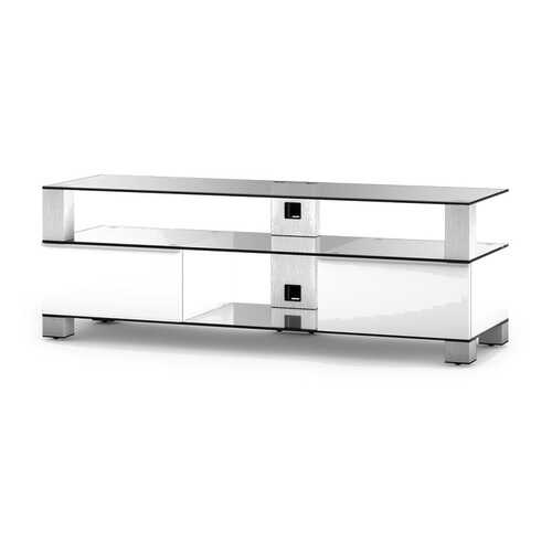 Тумба под телевизор приставная SONOROUS MD 9140-C-INX-WHT 140х44х49 см, белый в Мария
