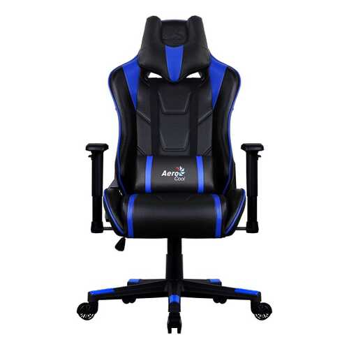 Игровое кресло AeroCool AC220 AIR, синий/черный в Мария