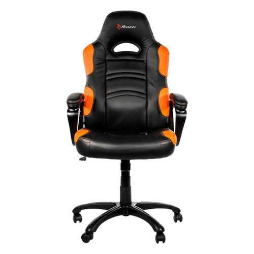 Игровое кресло Arozzi Enzo/Экокожа черная/оранжевая в Мария
