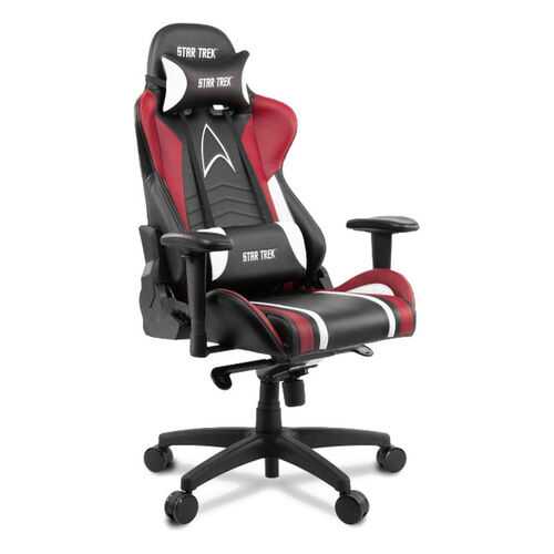 Игровое кресло Arozzi Gaming Chair - Star Trek Edition/Экокожа черная/красная/белая в Мария