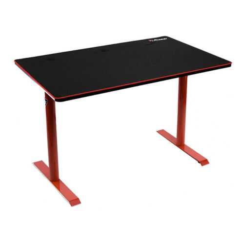 Компьютерный стол Arozzi Arena Leggero Gaming Desk/Черный МДФ/Красный металл в Мария