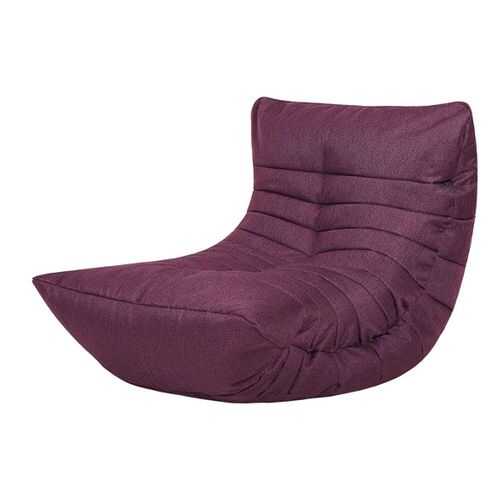 Кресло бескаркасное Папа Пуф Cocoon Chair Purple, размер L, рогожка, фиолетовый в Мария