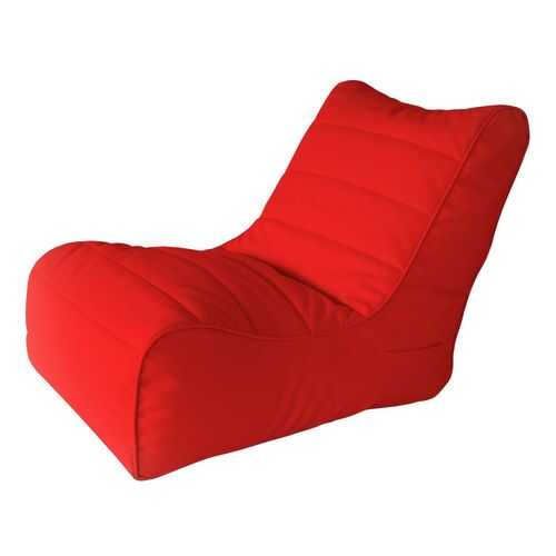 Кресло бескаркасное Папа Пуф Soft Lounger Red, размер XL, экокожа, красный в Мария