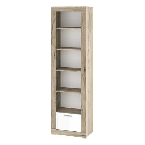 Стеллаж Hoff 80327564 60,2х37х210 см, дуб серый крафт/белый глянец в Мария