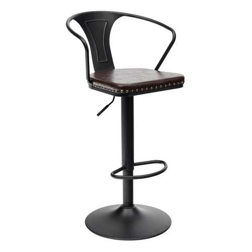 Барный стул с регулируемой высотой STOOL GROUP TOLIX ARMS SOFT F2535L Черный матовый в Мария