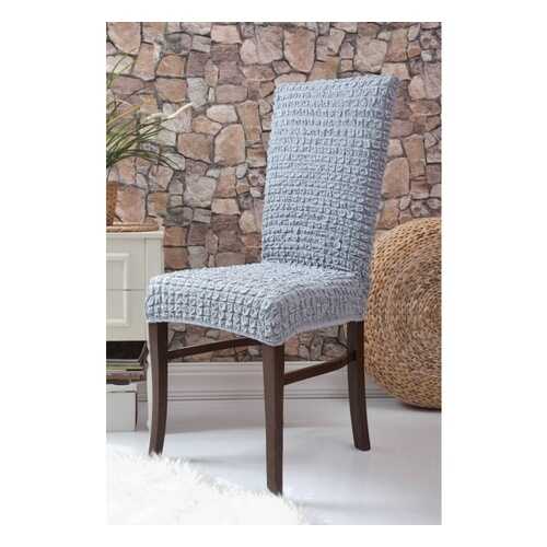 Чехол на стул без оборки Venera Chair, серый, 1 предмет в Мария