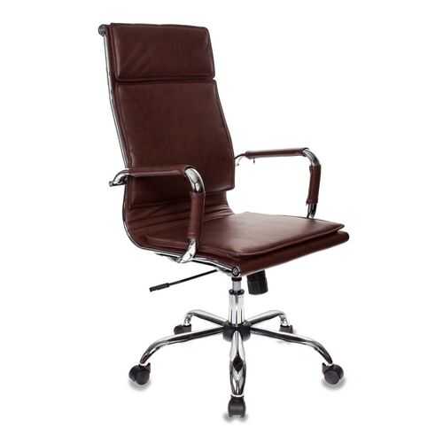 Компьютерное кресло Бюрократ 664064 CH-993/BROWN 64х72х113 см, коричневый/хром в Мария