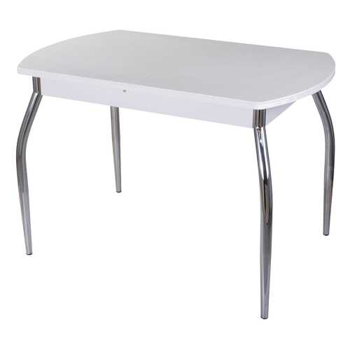 Кухонный стол Домотека 75x157x80 см, серебристый в Мария
